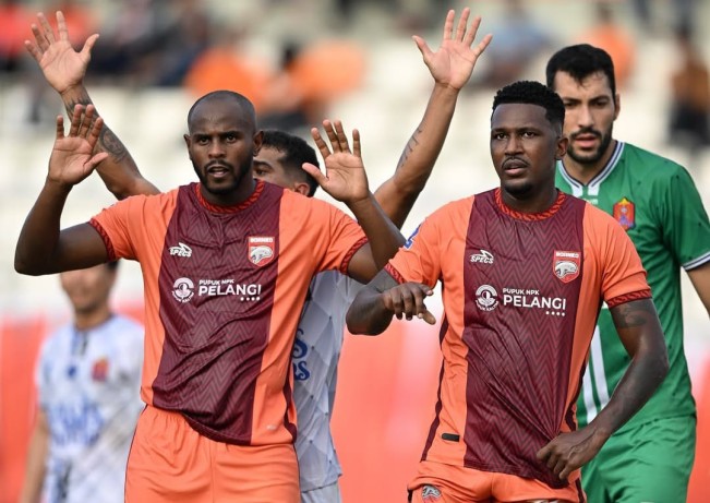 Pemain Borneo FC vs Persijap. [Instagram]